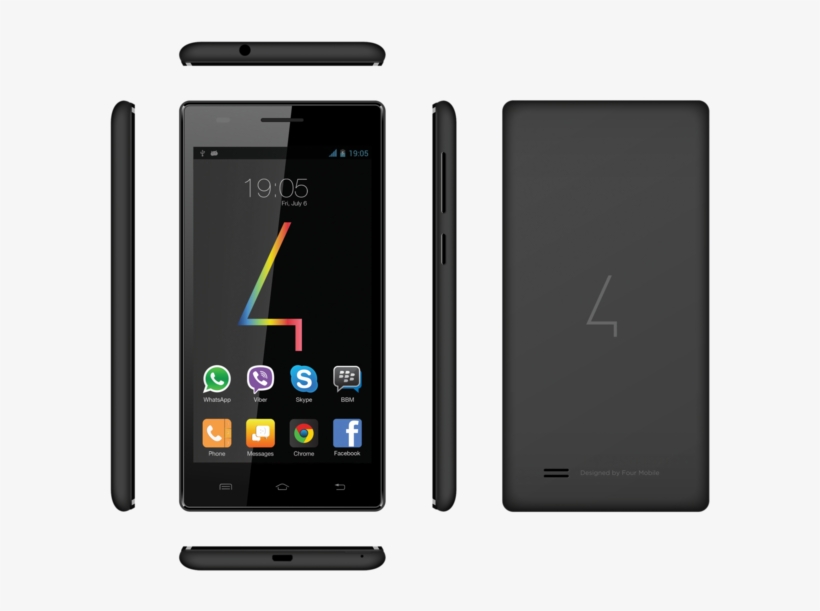 Four K500 Dual Sim 3g No Camera Phone, White - Designed By Four Mobile, transparent png #8324148