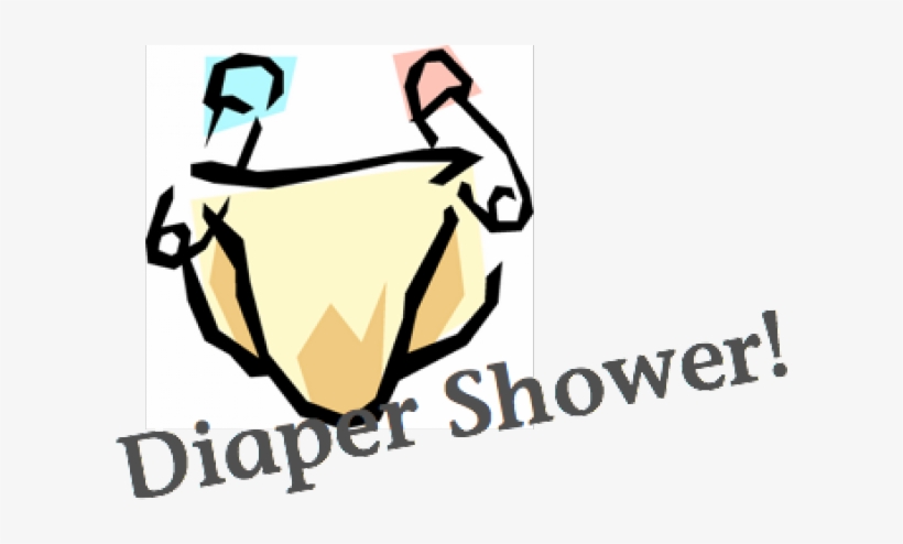 Diaper Shower Cliparts - Diaper Clip Art, transparent png #8324149