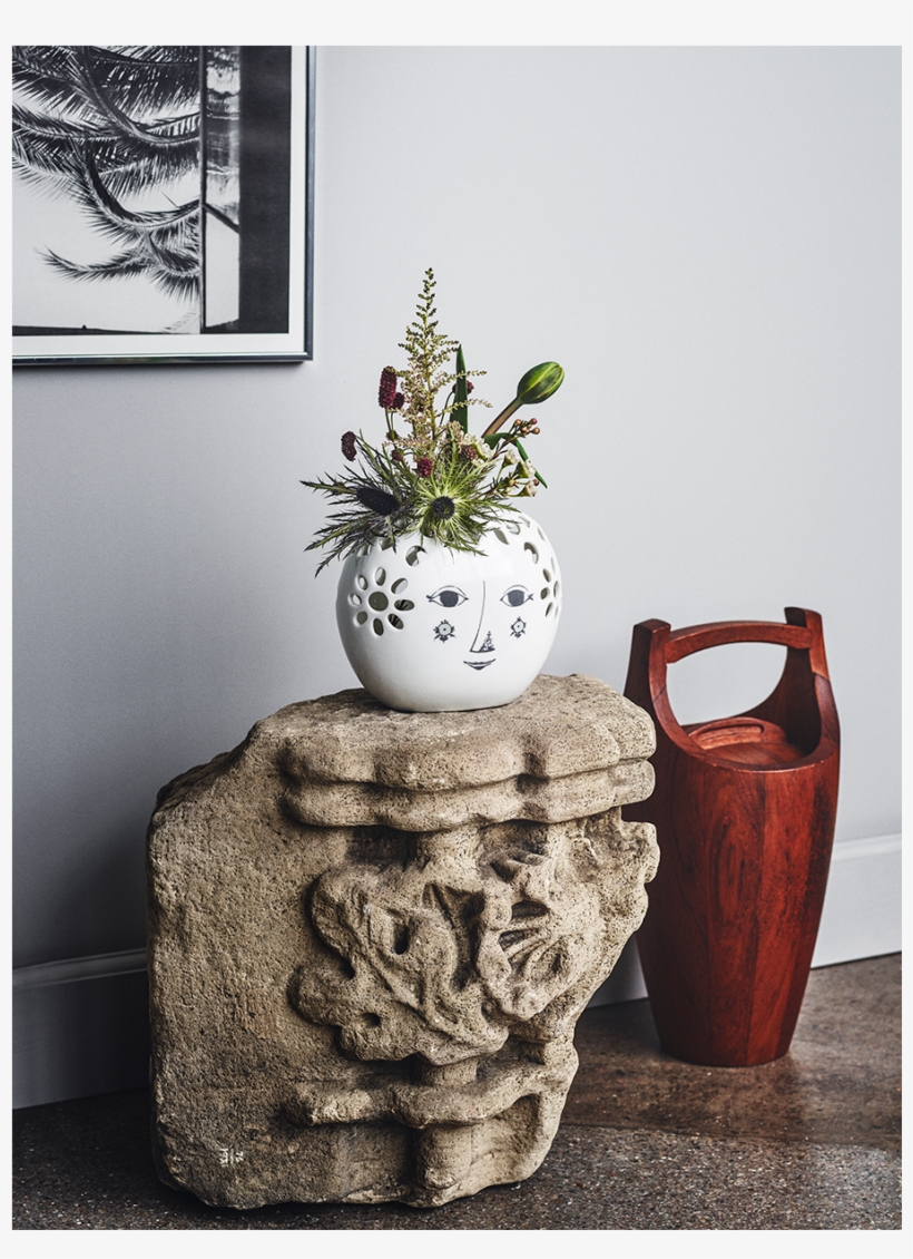 Flowerhead Vase White H13 5 Flowerhead - Bjørn Wiinblad Flowerhead, transparent png #8324360