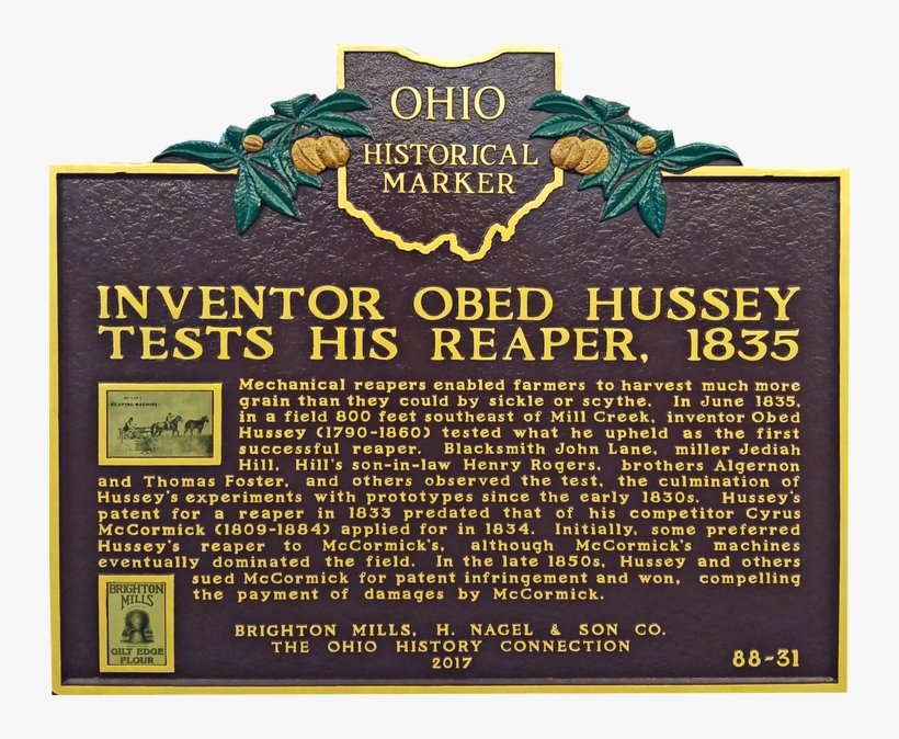 Inventor Of The Reaper - Berea, transparent png #8324385