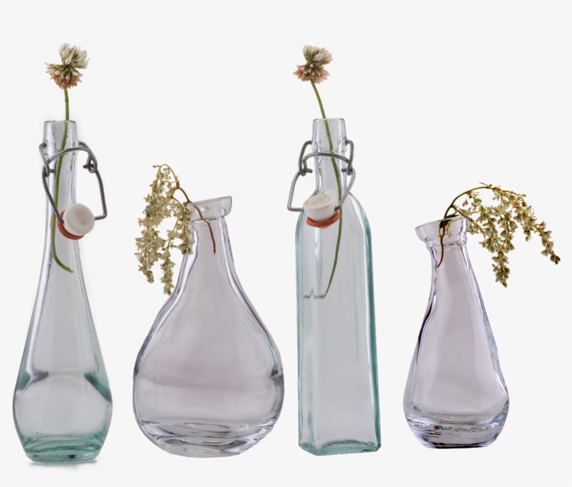 Glass Bottle, Vase, Close, Glass, Transparent, Deco - Glass, transparent png #8324487