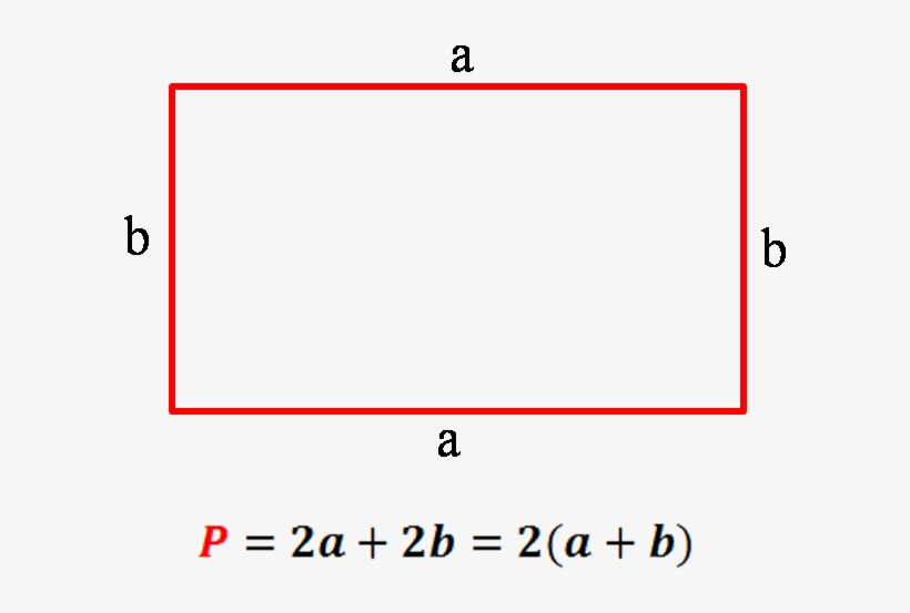 Perimeter Of A Rectangle - Number, transparent png #8324643