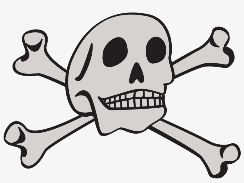 Symbol Skull And Crossbones Danger Royalty Free Clip, transparent png #8324797
