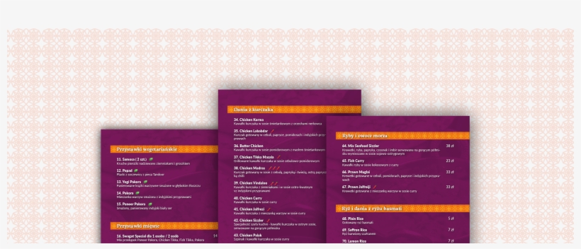 Menu - Brochure, transparent png #8324971