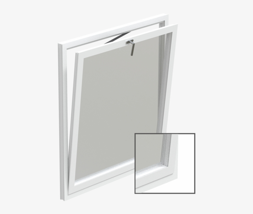 Uni Jet Hinge Side For Rectangular Windows, Tilt Only, - Shower Door, transparent png #8325788