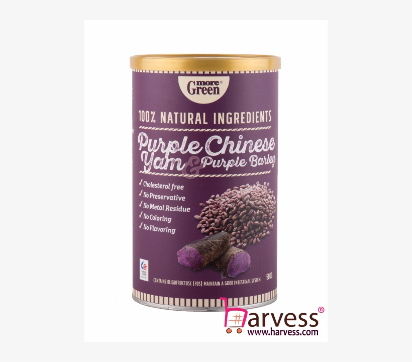 More Green Purple Chinese Yam & Purple Barley - Coral, transparent png #8326124