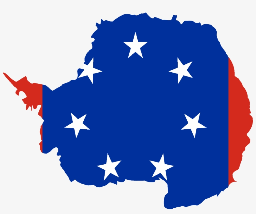 Antarctica Flag - Stars And Bars, transparent png #8326307