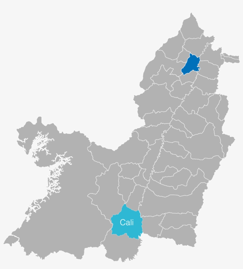 1921-toro - Mapa Valle Del Cauca Png, transparent png #8326599