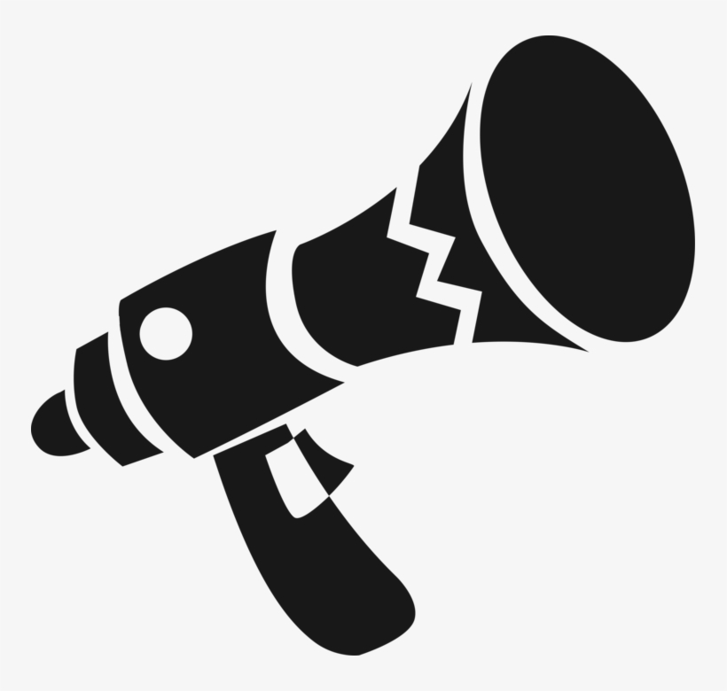 Vector Illustration Of Megaphone Or Bullhorn To Amplify, transparent png #8326801