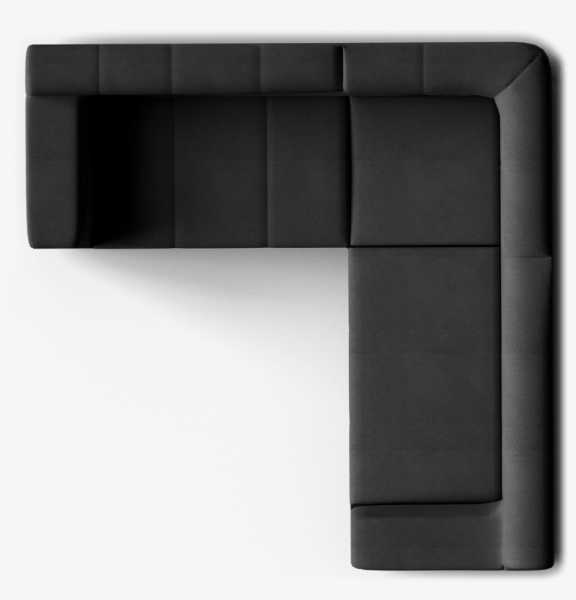 Sofa Top View Photoshop - Sofa Png Top View, transparent png #8327174