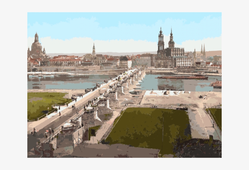 Bomb Clipart Destroyed World - Dresden Altstadt, transparent png #8327711