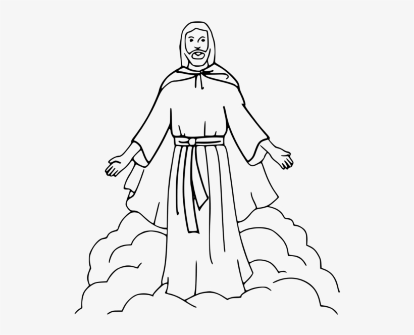 Jesus Clipart Black And White, transparent png #8328197