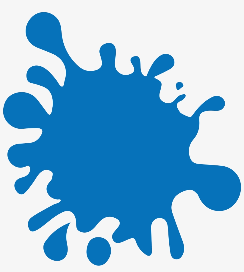 Blue Splatter E1523959857500 - Illustration, transparent png #8328428