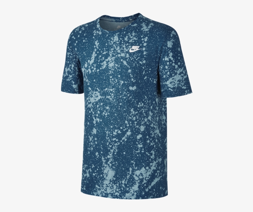 Nike Ultra Splatter Print T-shirt Mica Blue Us Size - Day Dress, transparent png #8328665