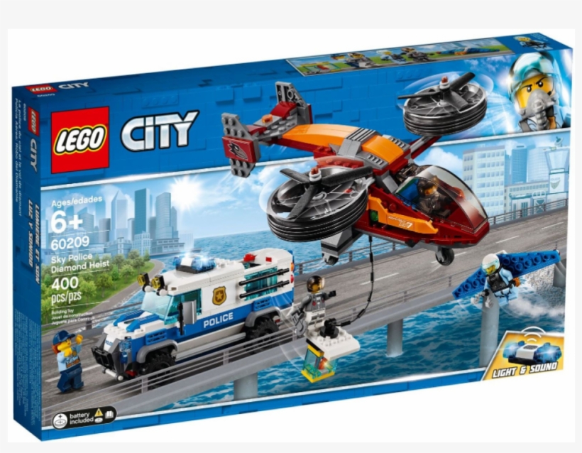 60209 1 - Lego Sky Police Diamond Heist, transparent png #8329552