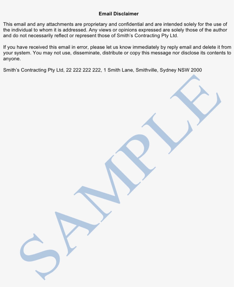 What Does The Email Disclaimer Template Cover - Eagle Scout Letter Of Recommendation, transparent png #8329727