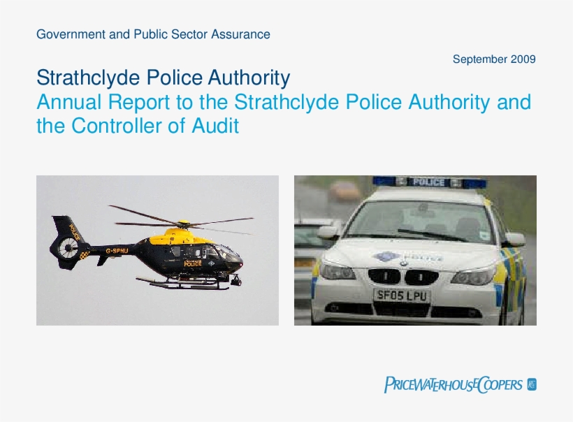 Strathclyde Police Authority Annual Audit 2008/09 - Tristan Van Der Vlis, transparent png #8330035