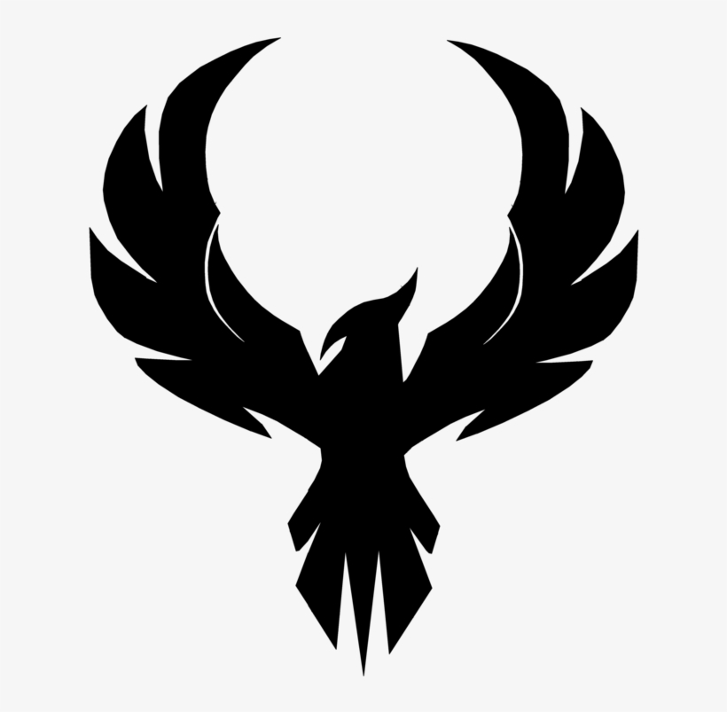 Pheonix Project - Phoenix Bird Black And White, transparent png #8330917