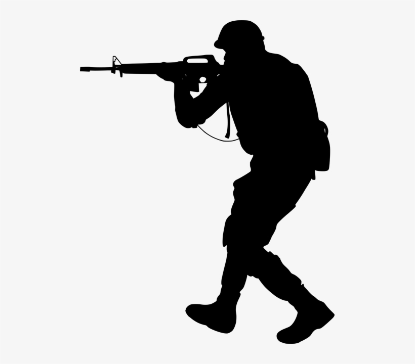 Free Image On Pixabay - Special Forces Silhouette, transparent png #8331127