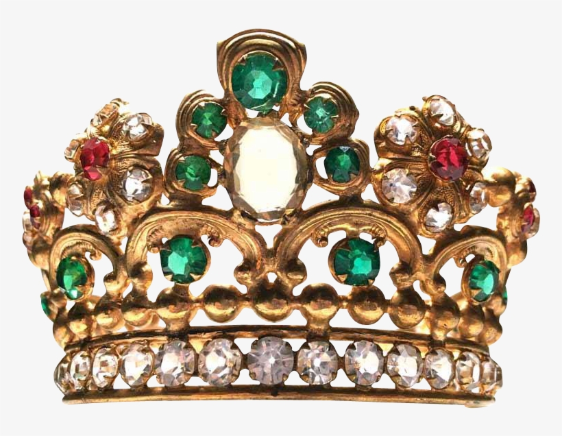 Antique Gilded Brass French Nineteenth Century Diadem - Tiara, transparent png #8331253