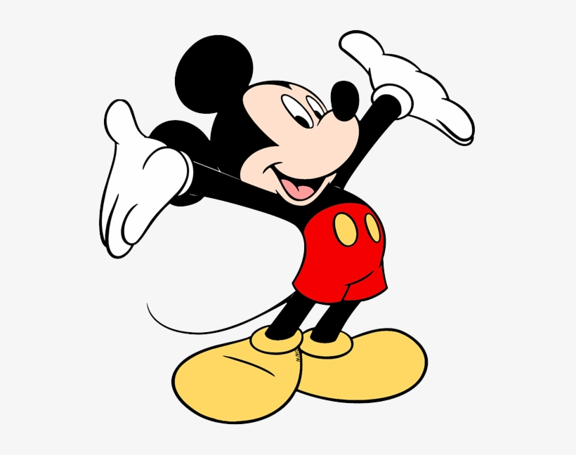 Mickey, Hands Up - Clipart Transparent Background Mickey Mouse, transparent png #8332053