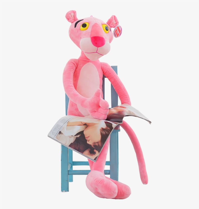 Dawa Pink Naughty Leopard Doll Plush Toy Pillow 520 - Stuffed Toy, transparent png #8332250