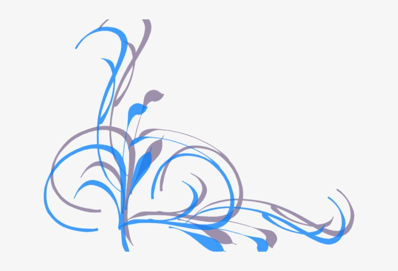 Vector Swirl Clipart Simple - Blue Swirl Clip Art, transparent png #8332316