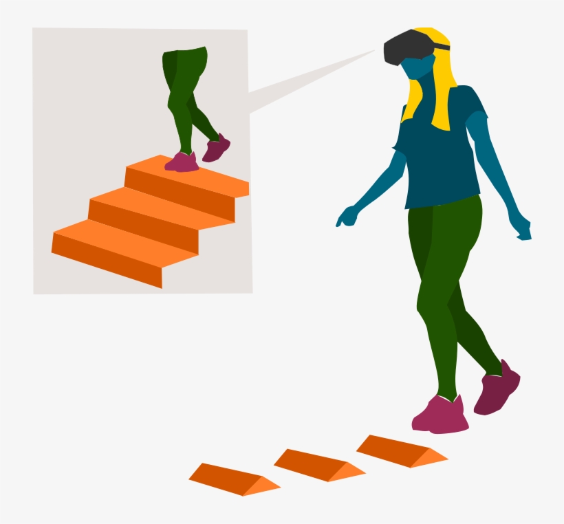 Virtual Reality Stair Navigation For Rehabilitative, transparent png #8332394