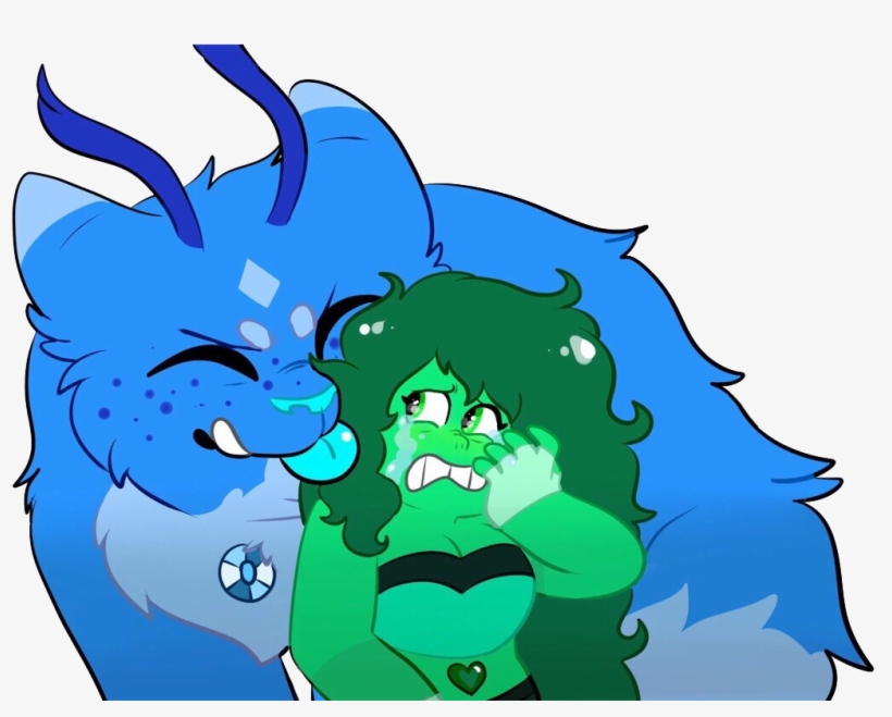 Corrupted Blue Topaz With Tsavorite - Blue Topaz Steven Universe, transparent png #8333099