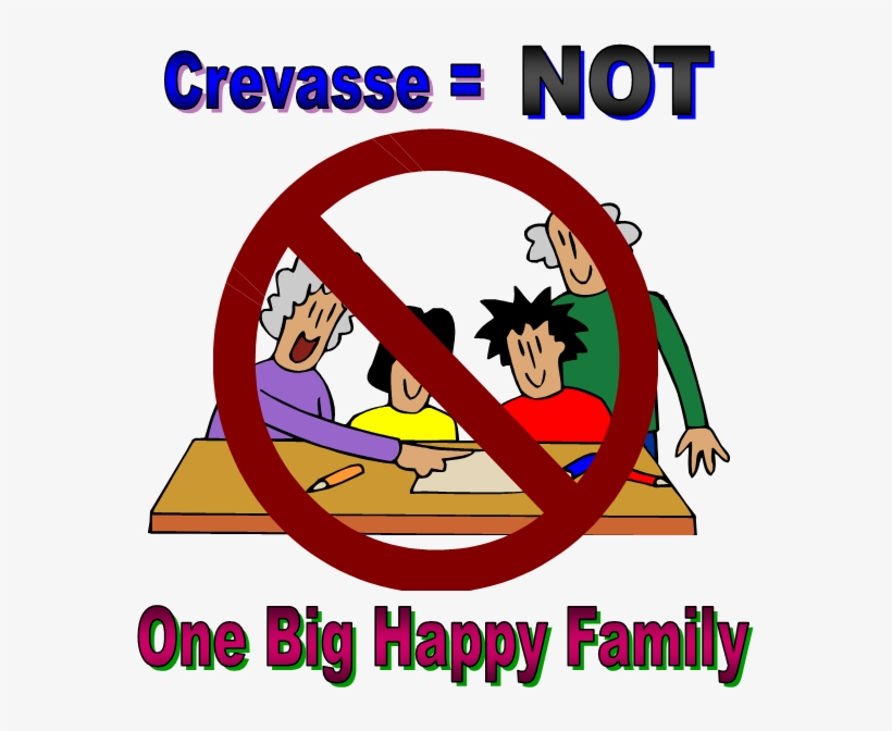 Crevasse Equals Families That May Be Out Of Love With, transparent png #8333757