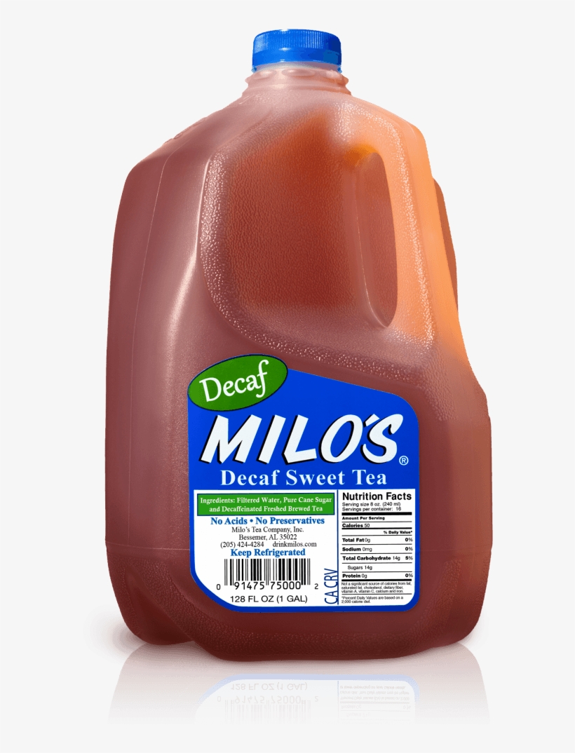 Milos Decaf Sweet Tea, transparent png #8333895