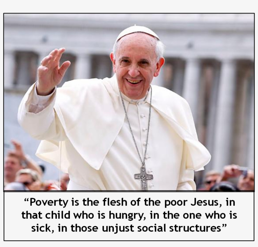 #popesays “poverty Calls Us To Sow Hope - Current Pope Of Vatican City, transparent png #8334557