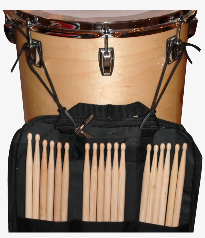 Drum Stick Bag Hanging Off Floor Tom - Tom-tom Drum, transparent png #8335240