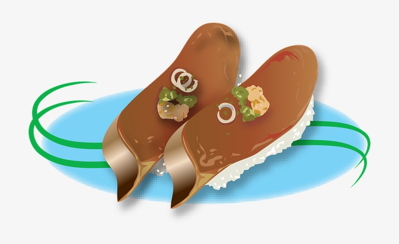Sushi, Roll, Fish, Rice, Chinese, Raw, Food, Seafood - Illustration, transparent png #8336191
