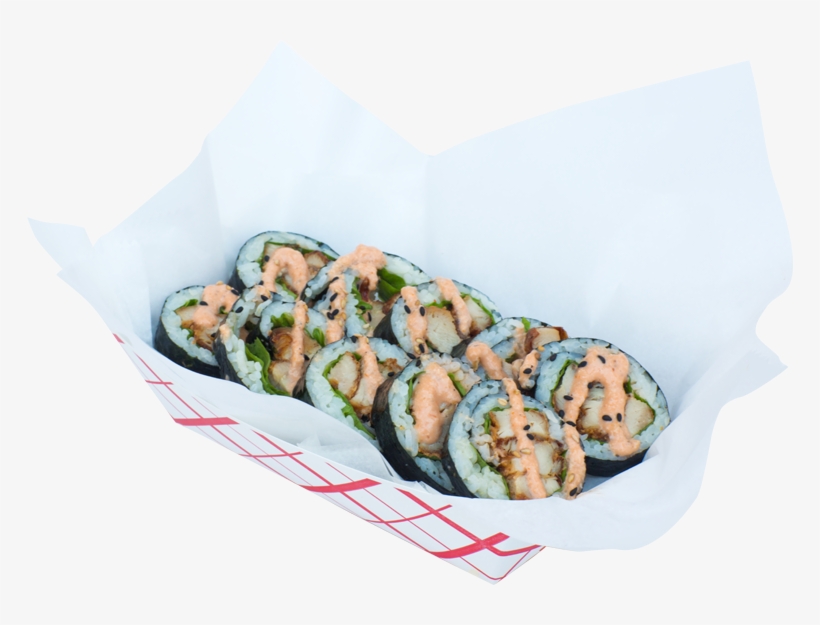 Karaage Sushi-roll - California Roll, transparent png #8336263
