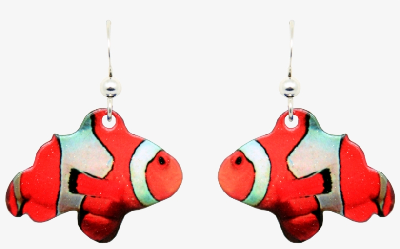 Clown Fish - Earrings, transparent png #8336885