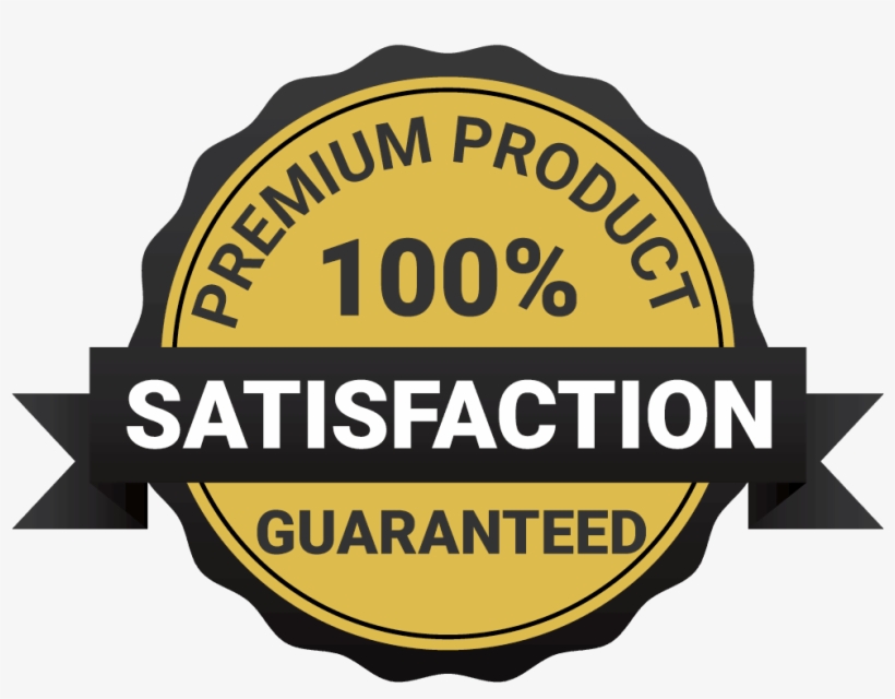 100% Satisfaction Guarantee - Label, transparent png #8336892