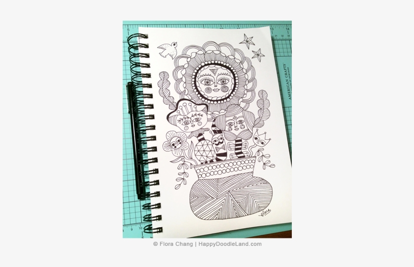 Vase © Flora Chang - Sketch, transparent png #8337243