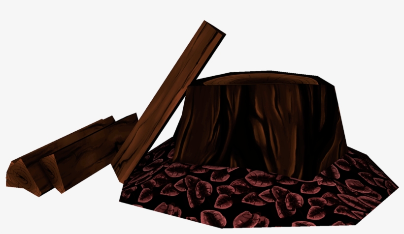 3d Tree Stump Model Created For Part Of A Battle Arena - Table, transparent png #8337363