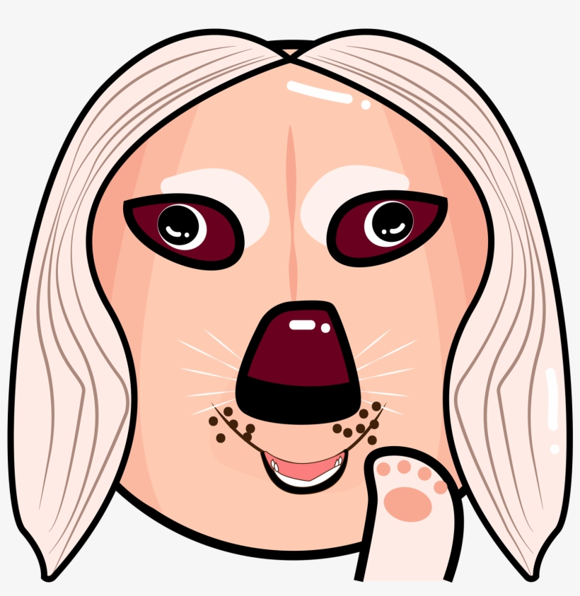 Original Vector Cartoon Dog Head Png And Image, transparent png #8338078