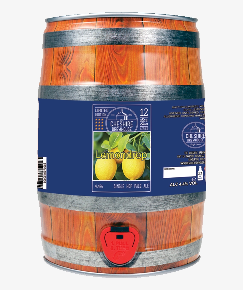 Lemondrop Pale Ale 5-litre Mini Keg - Coppernob Beer, transparent png #8338080