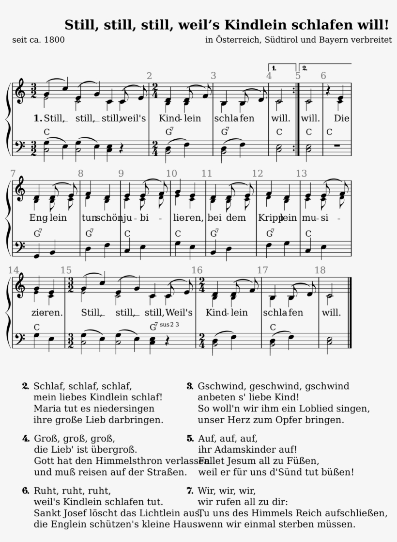 Collection Of 14 Free Chorused Clipart Sheet Music - Sheet Music, transparent png #8338154