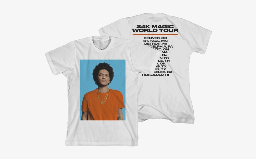 Bruno Mars Mars Photo T-shirt - Strawburry17 Shirts, transparent png #8338189