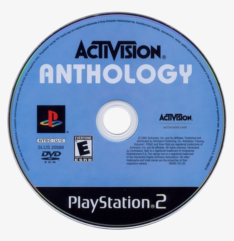 Activision Anthology - Atari Anthology Ps2 Disc, transparent png #8338201