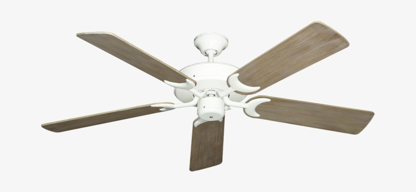 Picture Of Patio Fan Pure White With 52" Driftwood - Ceiling Fan, transparent png #8338805
