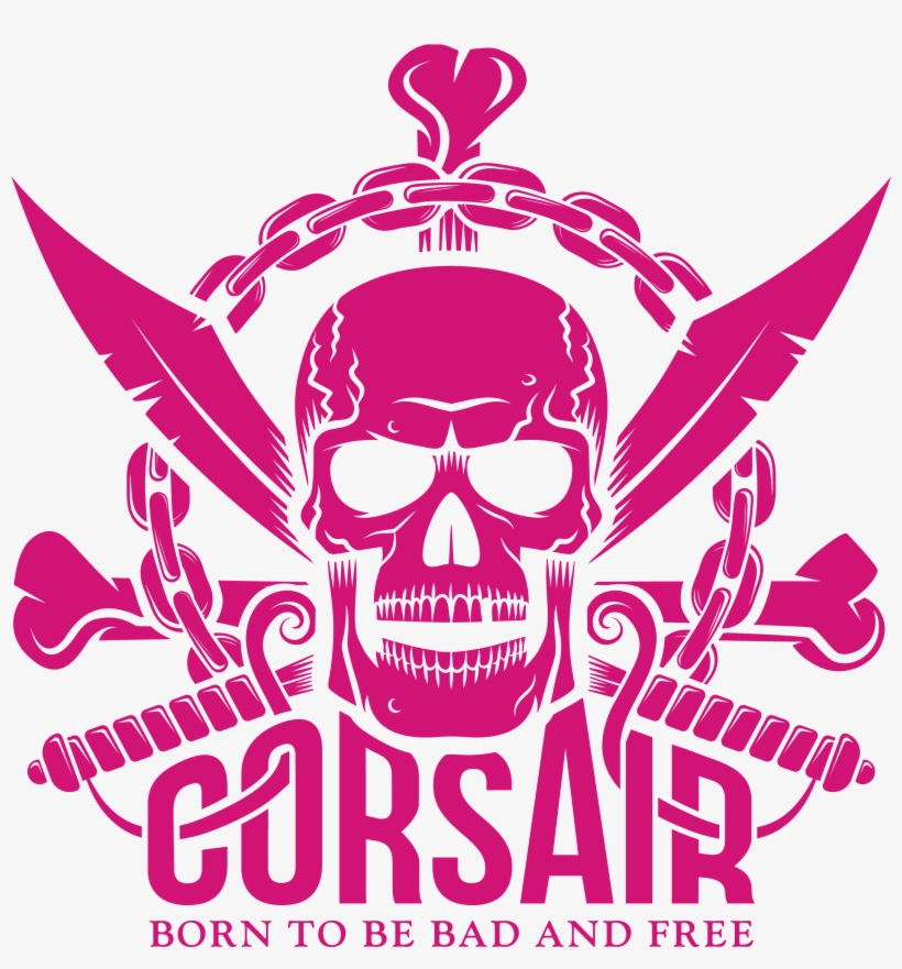 Piracy Logo Vector Skull Free Hd Image Clipart - Skull Vector, transparent png #8338817