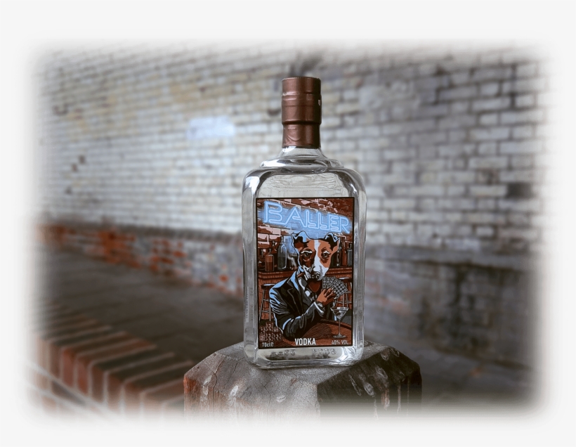 Baller - Glass Bottle, transparent png #8339026