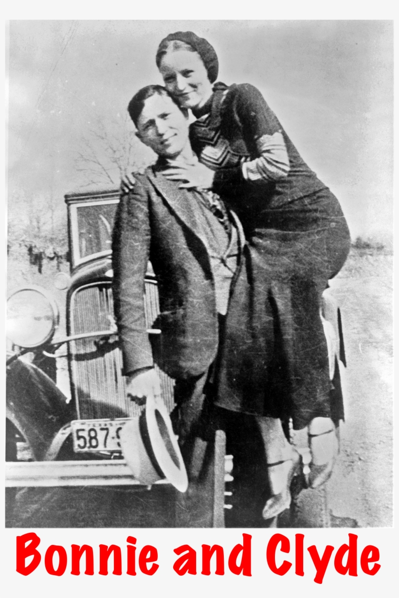 1607 X 2100 2 - Bonnie And Clyde, transparent png #8339134