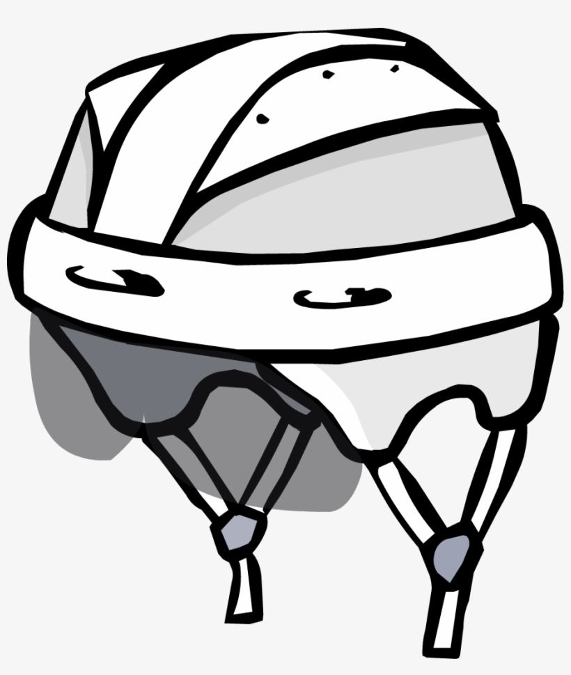 Graphic Royalty Free Library Club Penguin Wiki Fandom - Hockey Helmet Clipart Png, transparent png #8339285