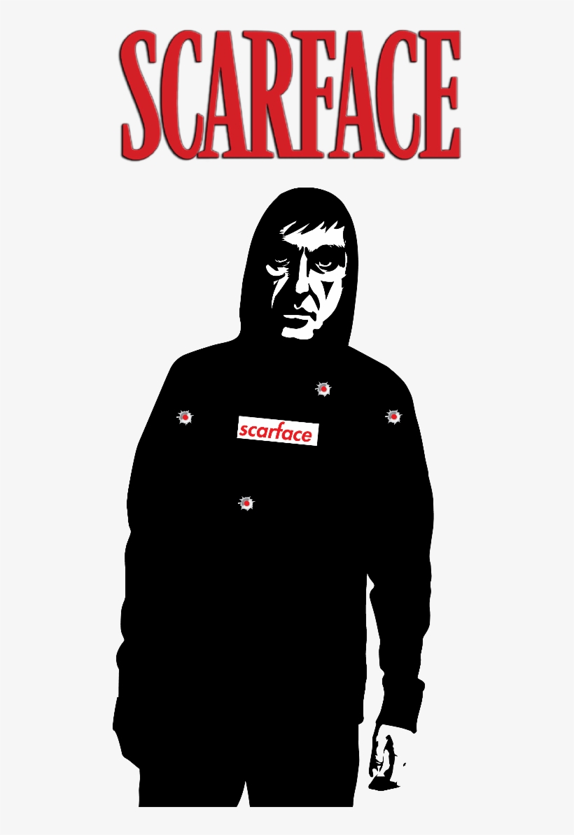 Model Image T Shirt - Scarface, transparent png #8339563
